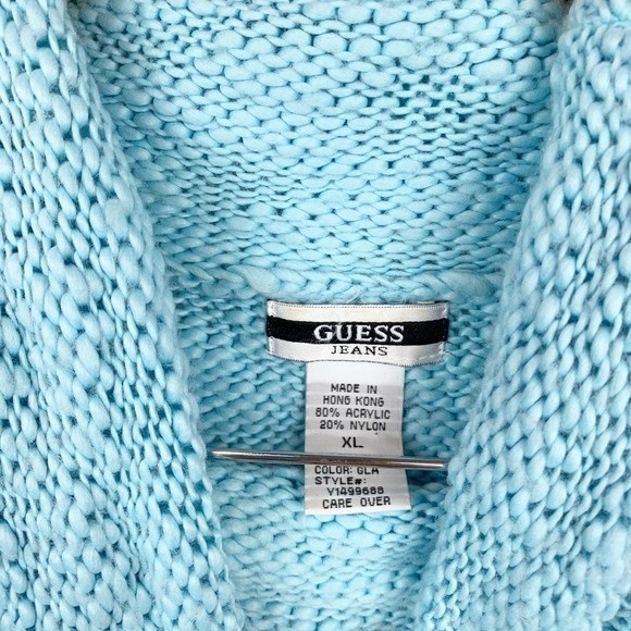 GUESS Chuck Knit Turtleneck Sweater S - Picture 6 of 7
